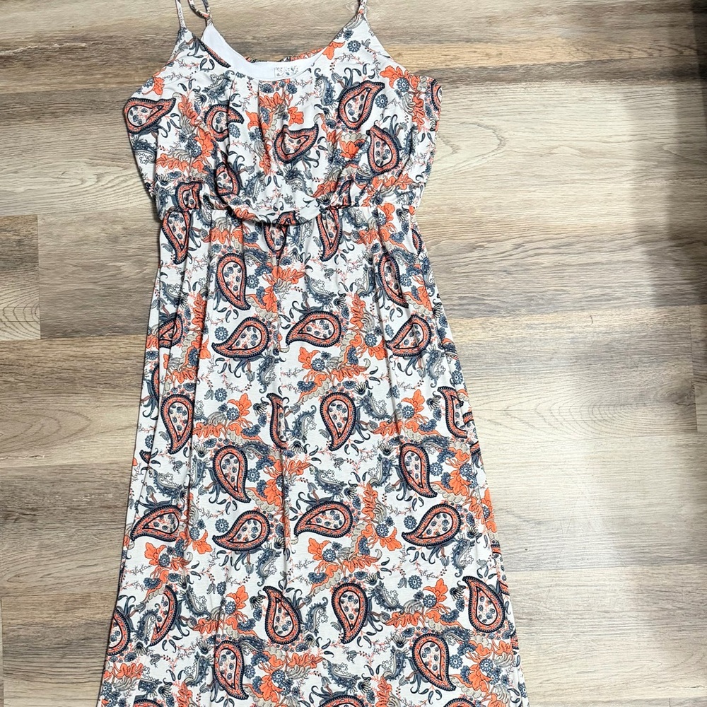 NAIF Floral Paisley Maxi Dress - Red and Black - Picture 3 of 8